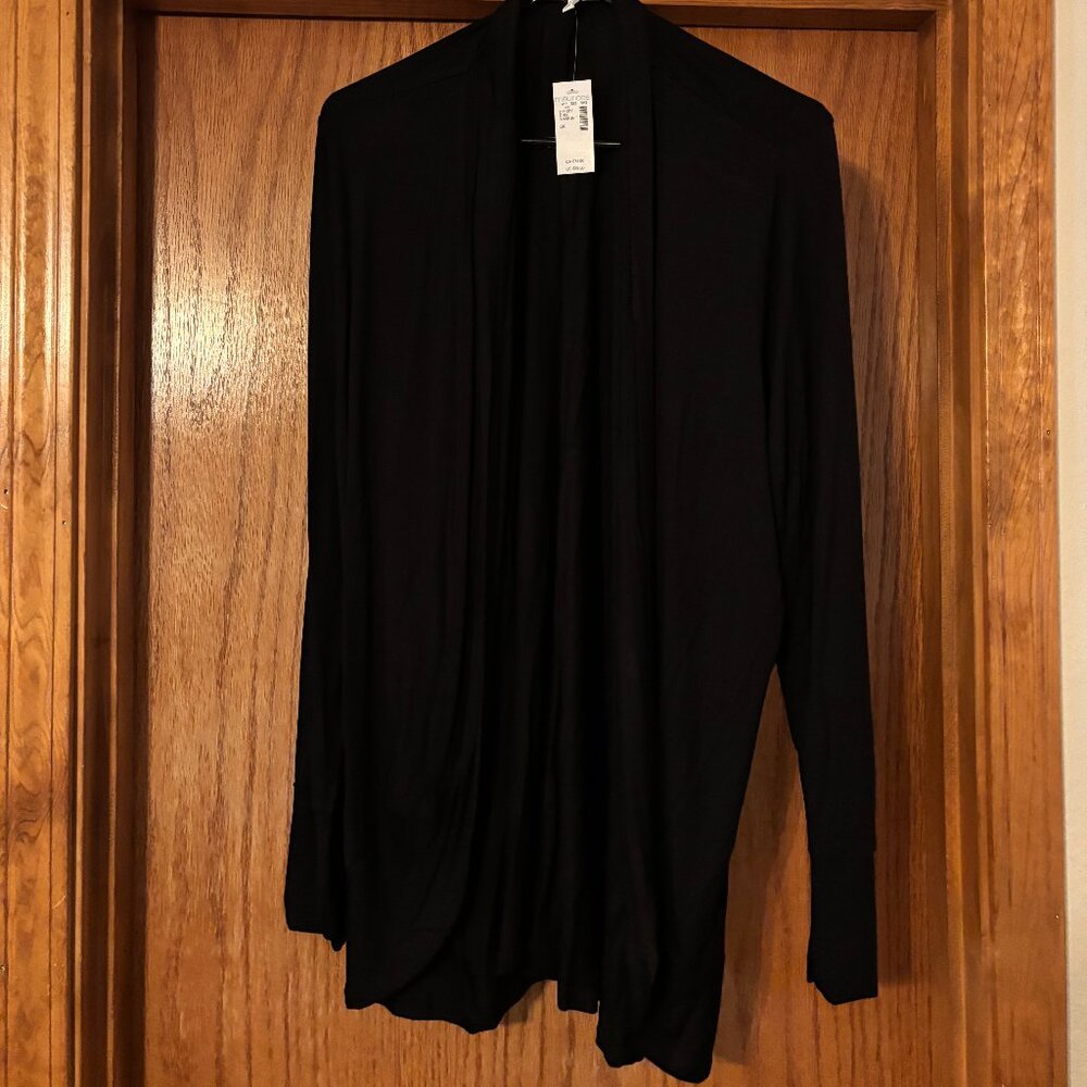 Maurices Slouchy Pocket Cardigan (black) OX